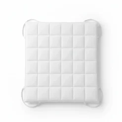 The White Stone Surmatelas 90x190 cm avec rembourrage en ouate de 1000 g/m²