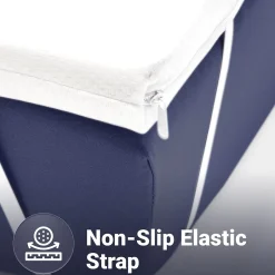 The White Stone Surmatelas 100x200 cm en Latex Naturel, Déhoussable 5 cm Clearance