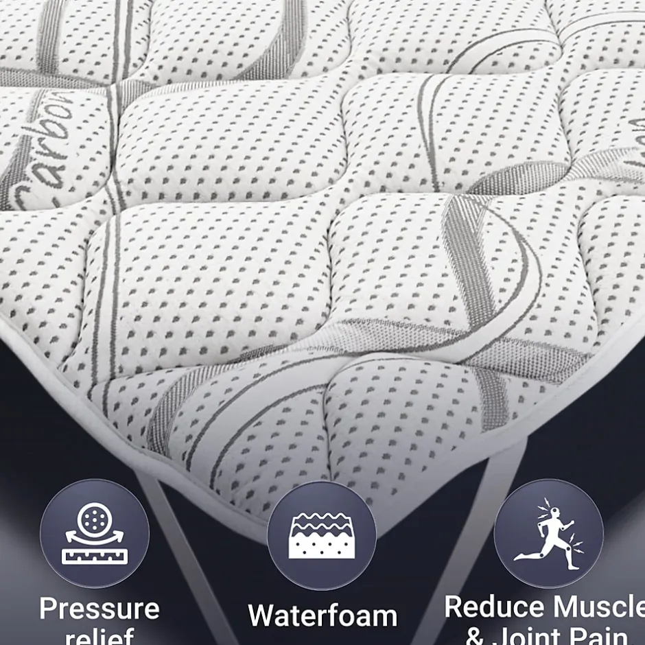 The White Stone Surmatelas 80x190 respirant hauteur 5 cm Discount