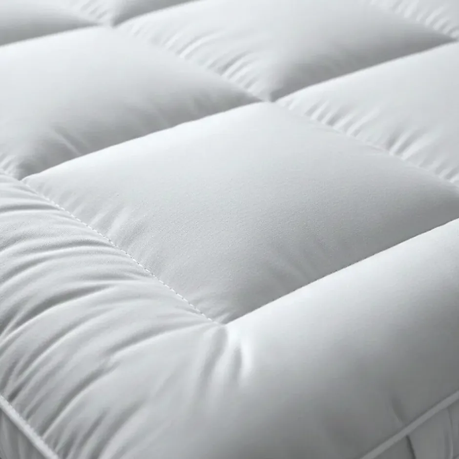 The White Stone Surmatelas 80x190 cm avec rembourrage en ouate de 1000 g/m² Hot