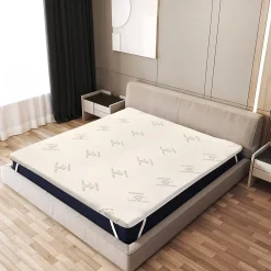 The White Stone Surmatelas 150x190 cm en Latex Naturel, Déhoussable 5 cm Clearance