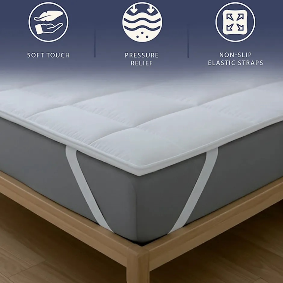 The White Stone Surmatelas 90x190 cm en ouate de 500 g Outlet