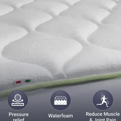 The White Stone Surmatelas Rafraîchissant avec Élastiques 150x190 Clearance