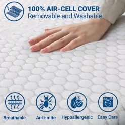 The White Stone Topper Memory Foam Pour lit simple 100x220