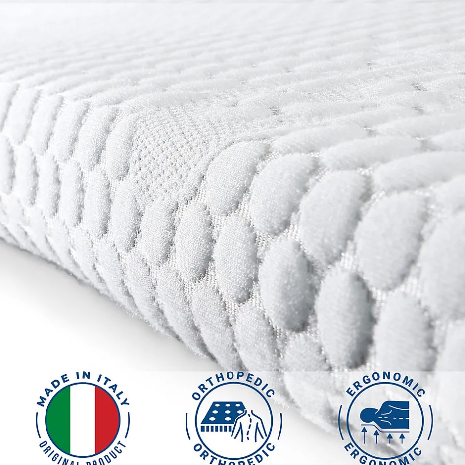 The White Stone Topper Memory Foam Pour lit double 180x220