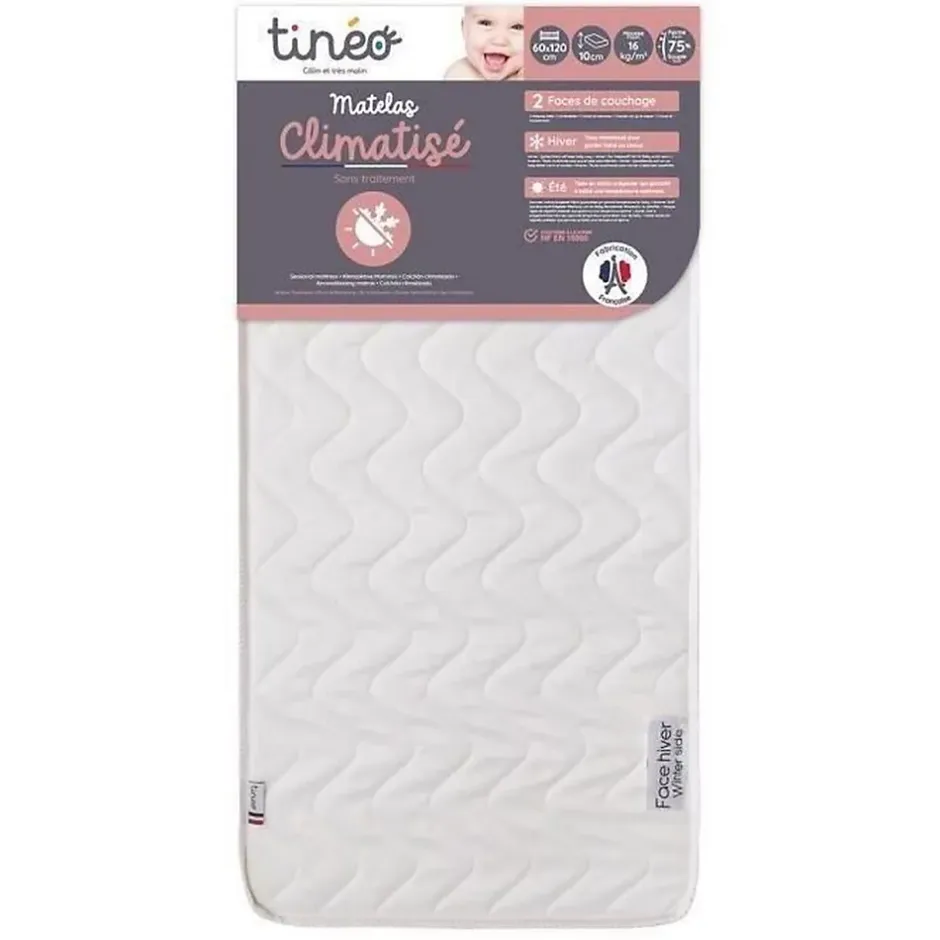 Tineo Matelas bebe Climatise 60x120 cm Clearance