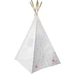 Atmosphera Créateur D'Intérieur Tipi enfant blanc & doré - Atmosphera