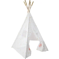 Atmosphera Créateur D'Intérieur Tipi enfant blanc & doré - Atmosphera