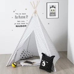 Atmosphera Créateur D'Intérieur Tipi pour enfant coloris gris Atmosphera Best