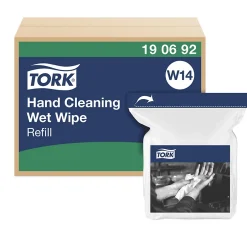 Tork Lingettes humides pour Nettoyage des mains blanc W14, 4 x 58 lingettes, 190692 Online