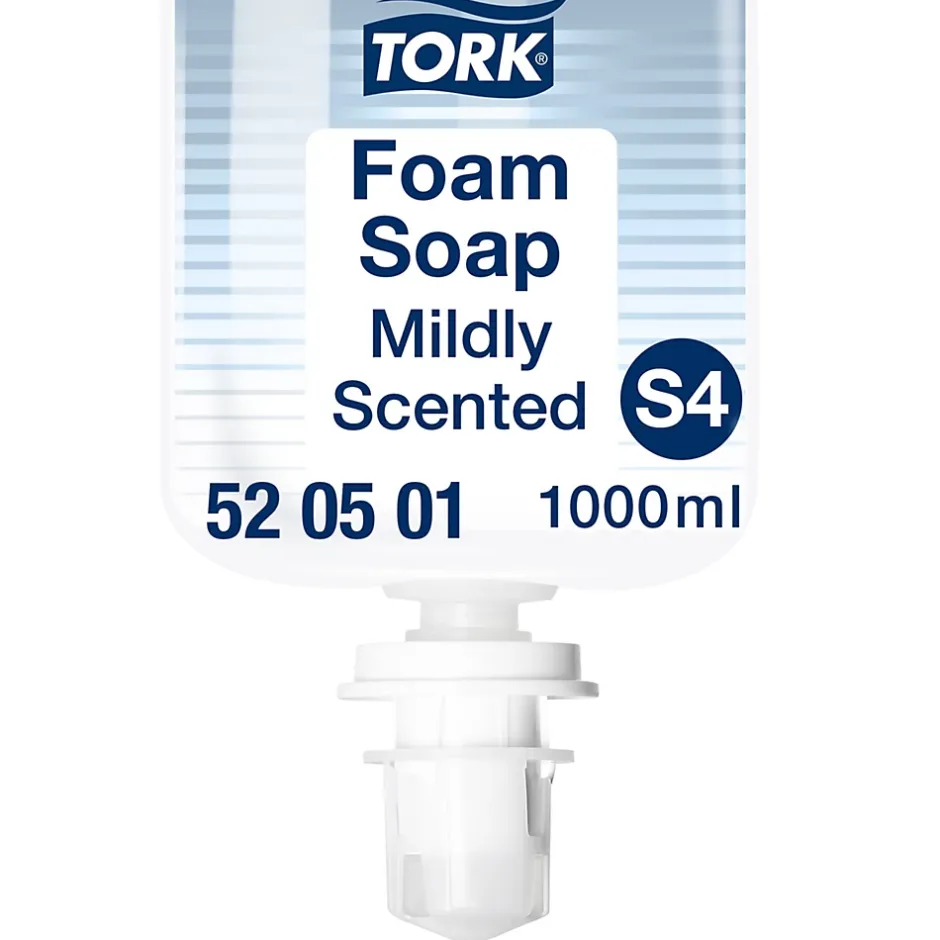 Tork Savon mousse Mains - Senteur douce S4, réduit la consommation, 6 x 1000 ml, 520501 Sale