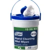 Tork Seau de Lingettes humides pour Nettoyage des mains blanc W14, sans parfum, 1 x 58 lingettes,190592 Best