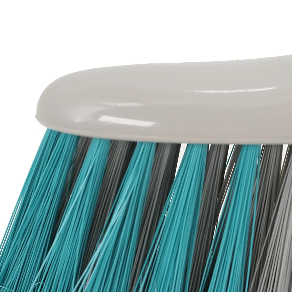 GoodHome Tête de balais à poils Doux fibres mélangées gris et bleu L.28 x l.7cm