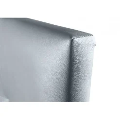 Eccox Tête de lit - Aster - Similicuir argenté - 160 cm - Design contemporain - Garantie 2 ans New