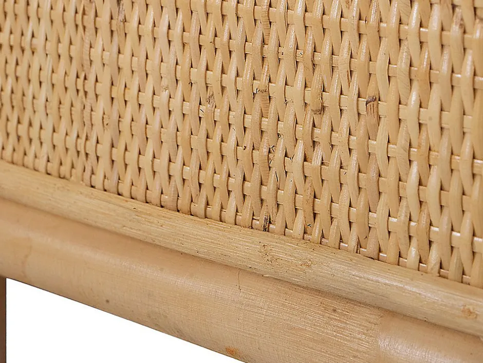 Vente-unique Tête de lit 140 cm - Rotin - Naturel - SOLIA