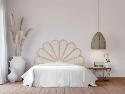 Vente-unique Tête de lit 140 cm - Rotin - Naturel - FLOSIA Online