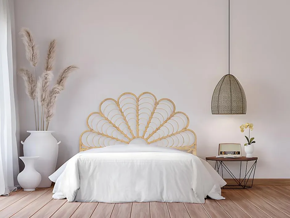 Vente-unique Tête de lit 140 cm - Rotin - Naturel - FLOSIA Online
