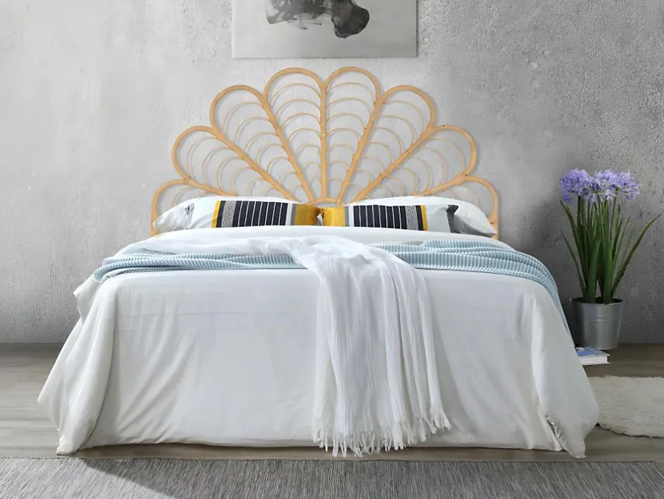 Vente-unique Tête de lit 140 cm - Rotin - Naturel - FLOSIA Online