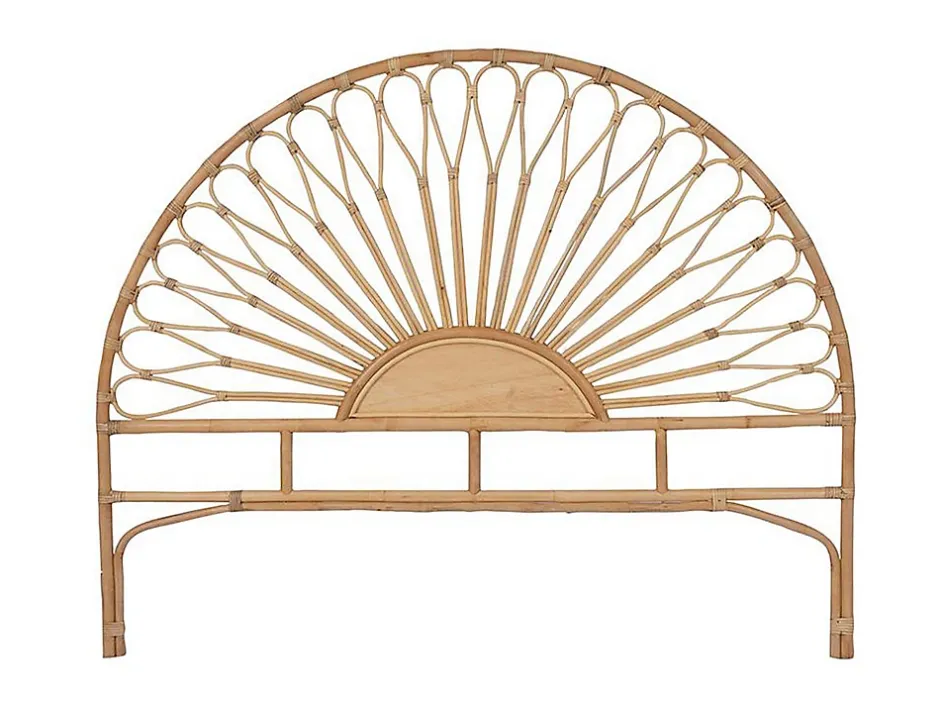 Vente-unique Tête de lit 160 cm - Rotin - Naturel - SOLIA Clearance