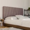 Vente-unique Tête de lit 150 cm - Tissu - Violet clair - LIDAMA Sale