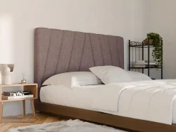 Vente-unique Tête de lit 150 cm - Tissu - Violet clair - LIDAMA Sale