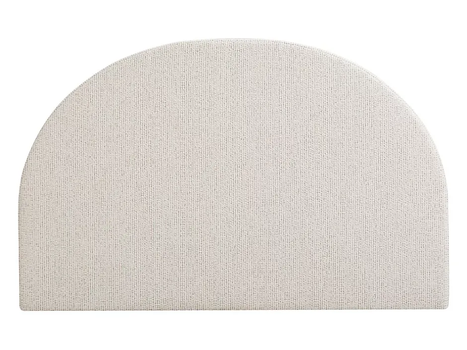 Vente-unique Tête de lit 140 cm - Tissu texturé - Beige - PANIOTI