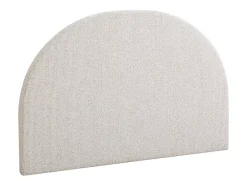 Vente-unique Tête de lit 140 cm - Tissu texturé - Beige - PANIOTI