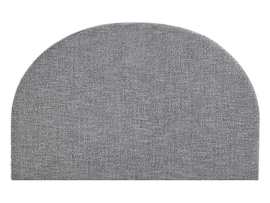Vente-unique Tête de lit 160 cm - Tissu texturé - Gris - PANIOTI