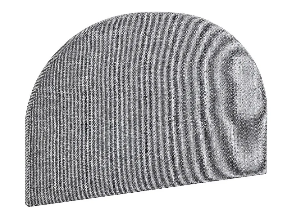 Vente-unique Tête de lit 180 cm - Tissu texturé - Gris - PANIOTI