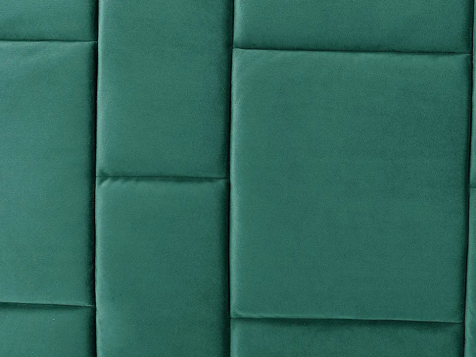 Vente-unique Tête de lit 140 cm - Velours - Vert - HERMINE Best