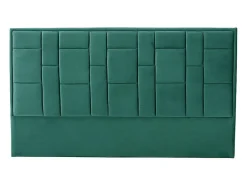 Vente-unique Tête de lit 180 cm - Velours - Vert - HERMINE