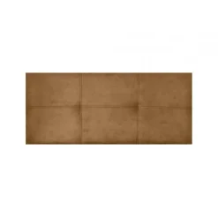 Eccox Tête de lit - Dalia - Cuir - Tissu Aqualine - 190 cm - Résistant aux taches