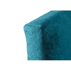 Eccox Tête de lit - Dalia - Turquoise - Tissu anti-taches Aqualine - 170 cm - Design contemporain