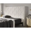 Eccox Tête de lit - - Agata - Similicuir blanc - Style scandinave - Fabrication espagnole Online
