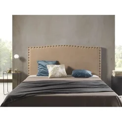 Eccox Tête de lit - - Ambar - Tissu Aquaclean - Couleur Camel - Dimensions 150x115x8 cm Online
