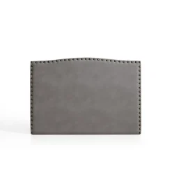 Eccox Tête de lit - - Ambar - Tissu Aquaclean - Gris - 115x115x8 cm