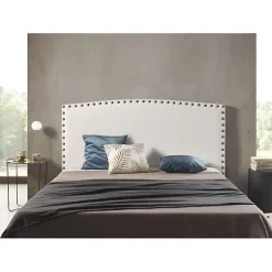 Eccox Tête de lit - - Ambar - Similicuir blanc - Vintage - 160 cm Sale