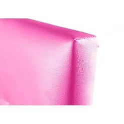 Eccox Tête de lit - - Aster - Similicuir rose - 145 cm - Épaisseur 8 cm - Garantie 2 ans Discount
