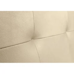 Eccox Tête de lit - - Cala - Similicuir beige - 160 cm - Rembourrage en mousse HR