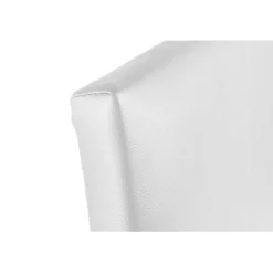 Eccox Tête de lit - - Cala - Similicuir blanc - 160 cm - Rembourrage en mousse HR