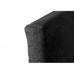Eccox Tête de lit - - Dalia - Tissu Aqualine - Gris - 170 cm - Rembourrée Clearance