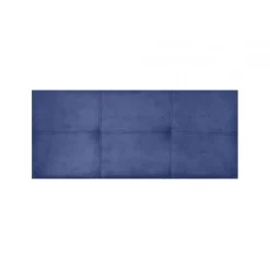 Eccox Tête de lit - - Dalia - Tissu Aqualine - Bleu - 145 cm - Rembourrée Best