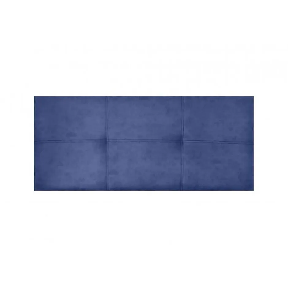Eccox Tête de lit - - Dalia - Tissu Aqualine - Bleu - 145 cm - Rembourrée Best