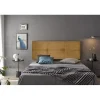 Eccox Tête de lit - - Dalia - Tissu Aqualine Jaune - 160 cm - Rembourrée - Antitache