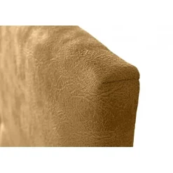 Eccox Tête de lit - - Dalia - Tissu Aqualine Jaune - 160 cm - Rembourrée - Antitache