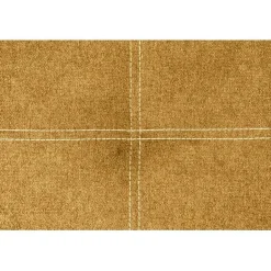 Eccox Tête de lit - - Dalia - Tissu Aqualine - Jaune - 115 cm - Rembourrée