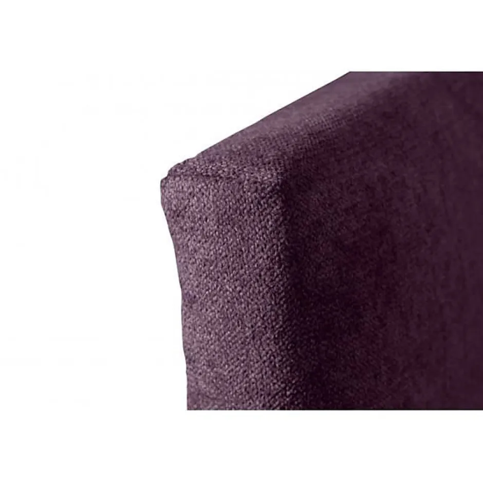 Eccox Tête de lit - - Dalia - Tissu Aqualine - Violet - 160 cm - Rembourrée Outlet