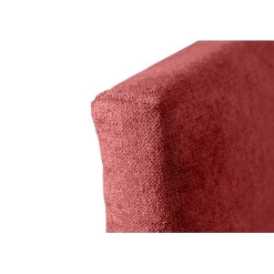 Eccox Tête de lit - - Dalia - Tissu Aqualine - Rouge - 130 cm - Rembourrée