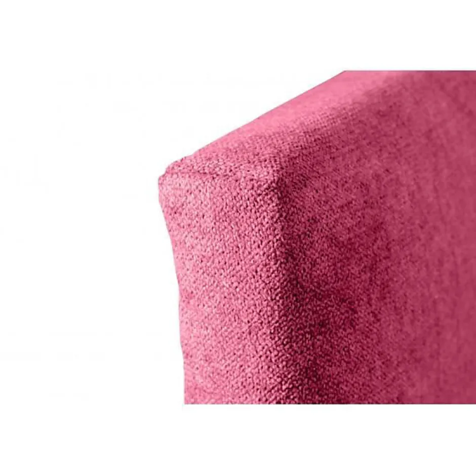 Eccox Tête de lit - - Dalia - Tissu Aqualine - Rose - 100 cm - Rembourrée