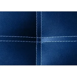 Eccox Tête de lit - - Iris - Similicuir bleu - 115 cm - Design contemporain Clearance